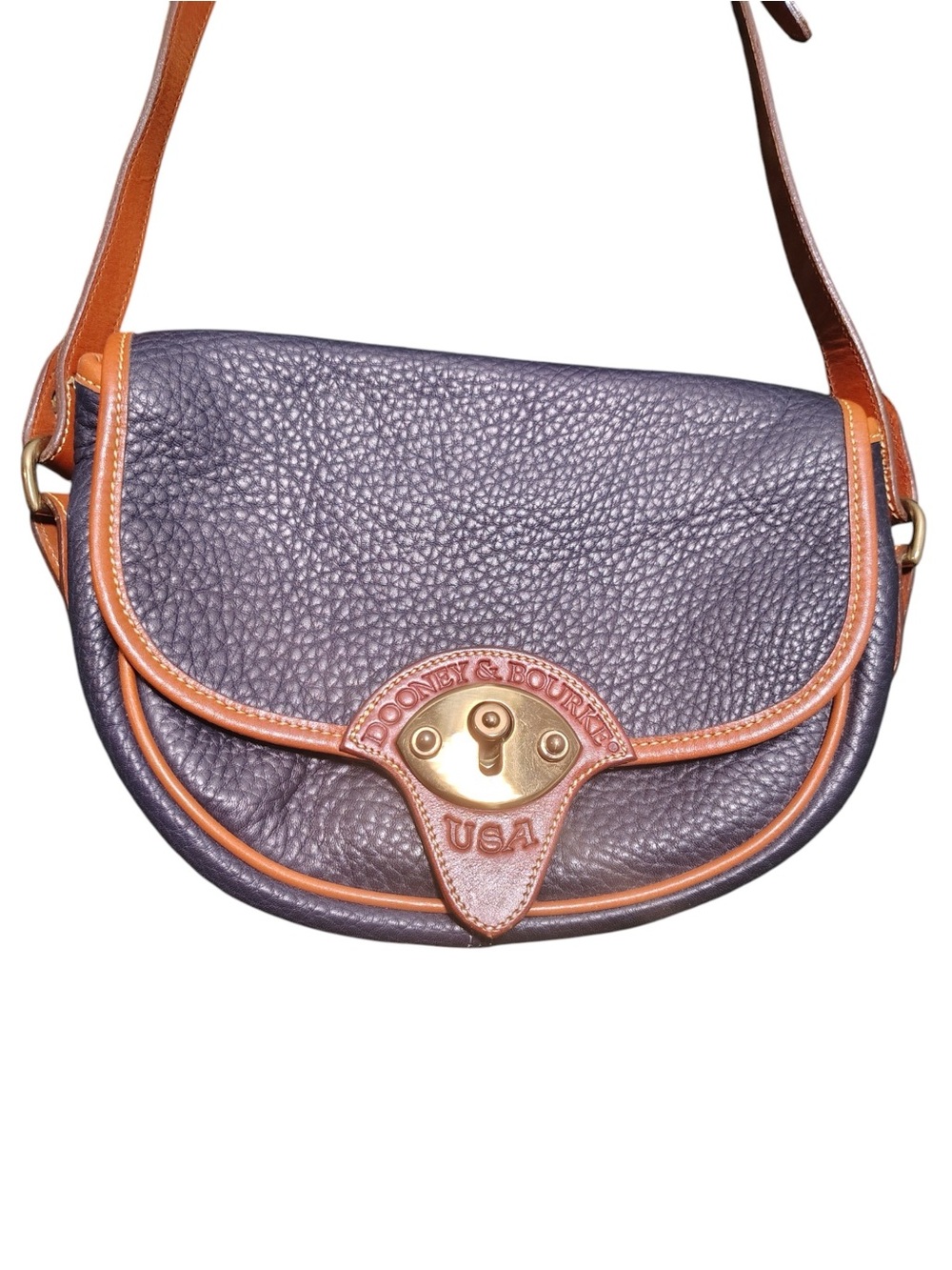 Dooney & Bourke Navy Cavalry Trooper Bag